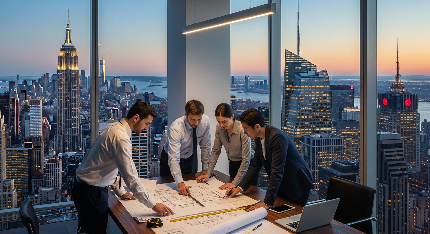 PrintMyDrawings blueprint printing service in New York City for construction plans, architectural drawings, and engineering projects.