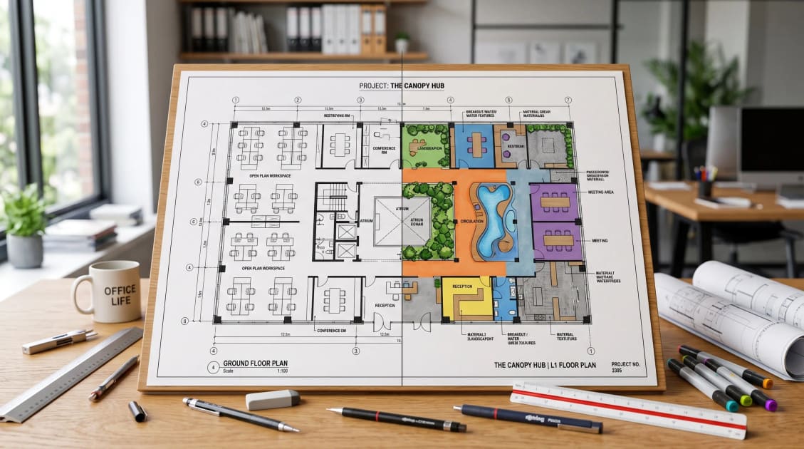 Black Line Printing vs Color Plan Printing: Which is the Best for Construction Projects?