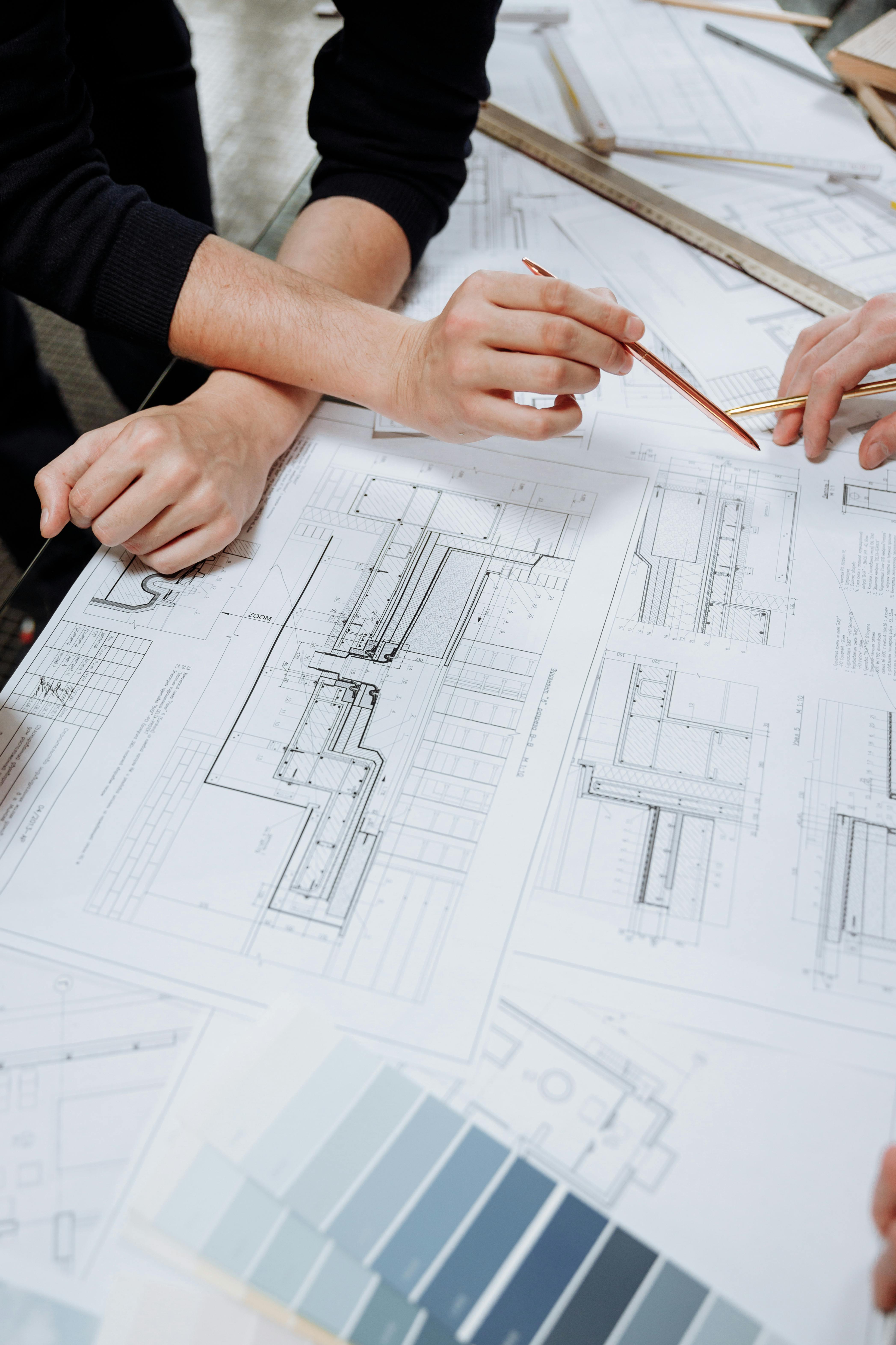 Presentation printing of construction plans