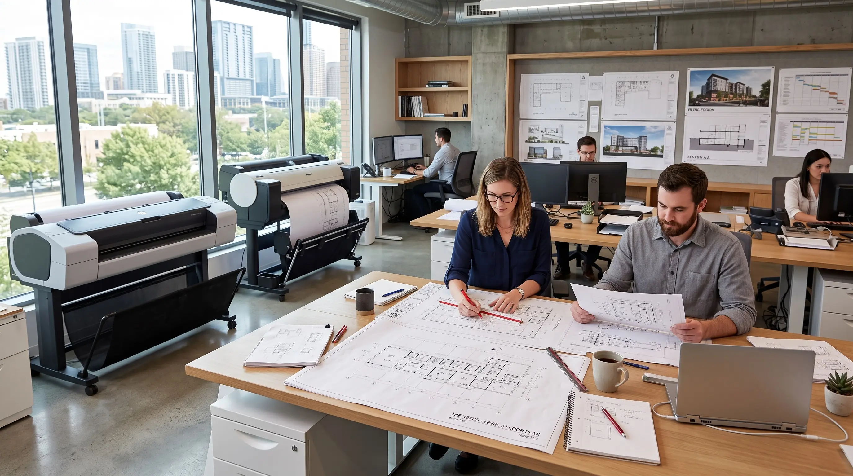 In-House Plotting vs. Outsourcing Large Format Printing - professional printing services