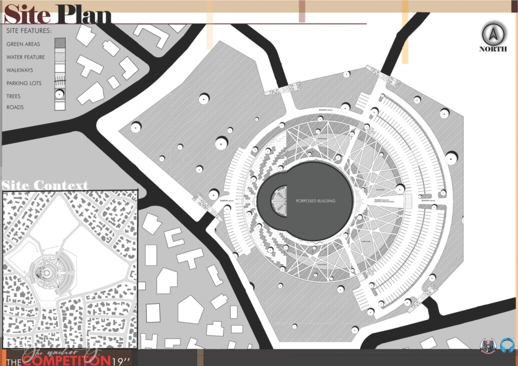 Architectural drawings to print: site plan