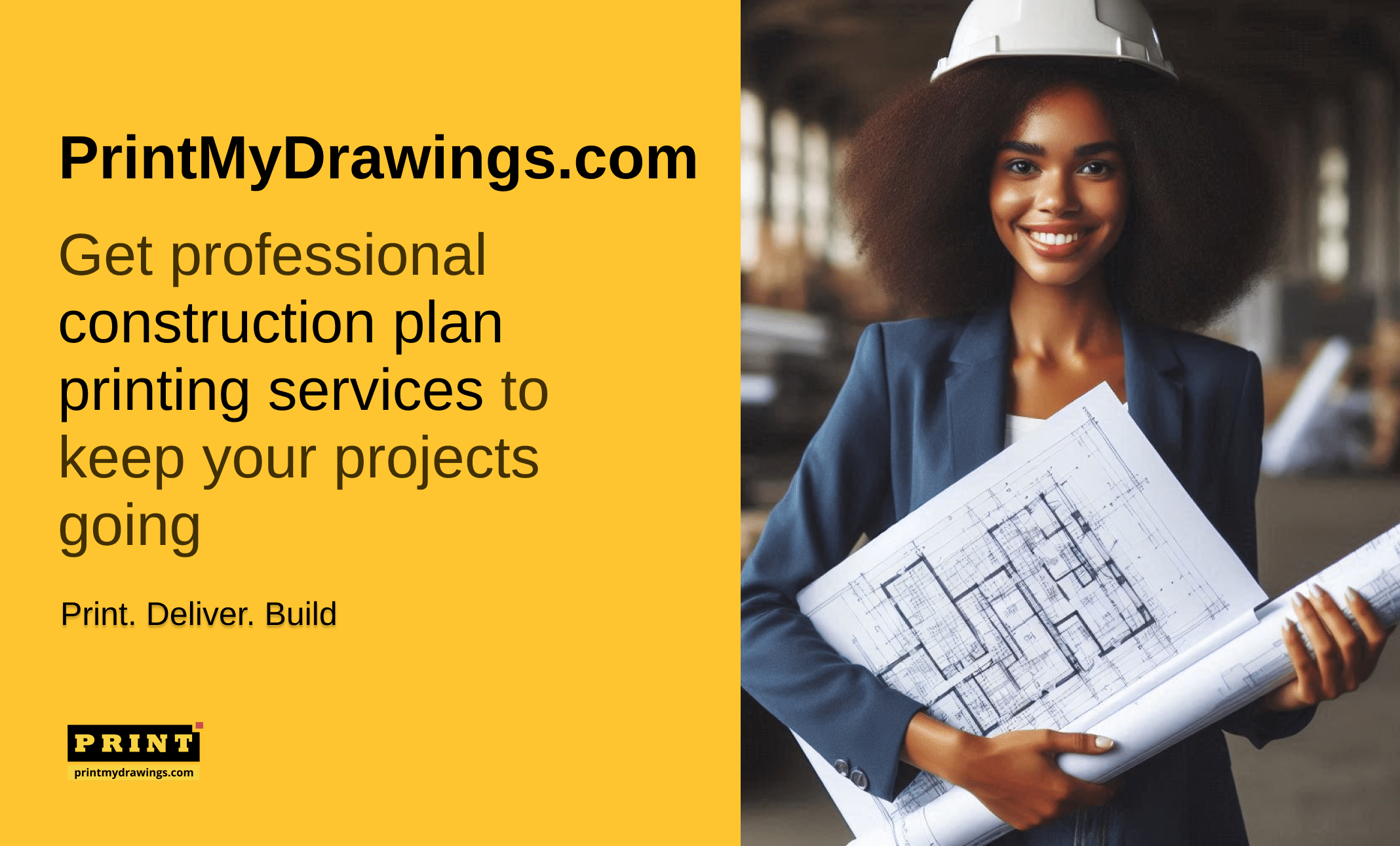 construction plan printing services