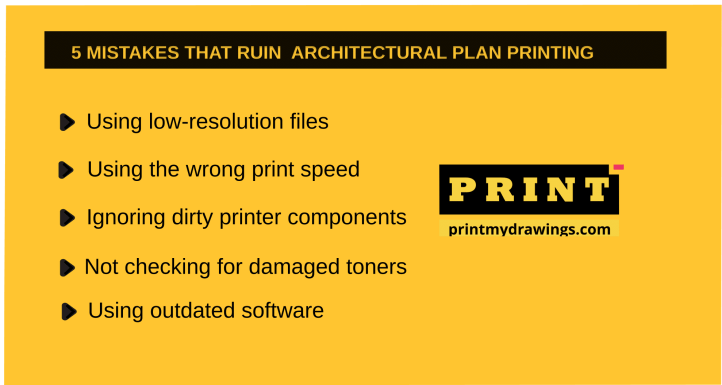 mistakes that ruin architectural plan printing